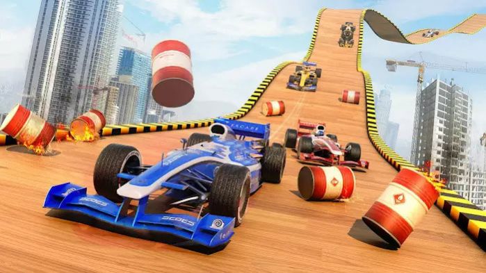 赛车特技方程式游戏安卓版（Formula Car Stunt Racing Games）图4: