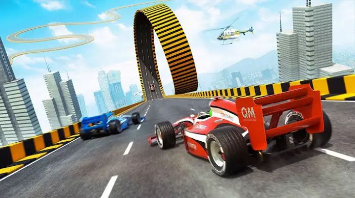 赛车特技方程式游戏安卓版（Formula Car Stunt Racing Games）图3: