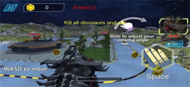 恐龙小队战争任务游戏安卓版（Dino Squad Battle Mission）图3: