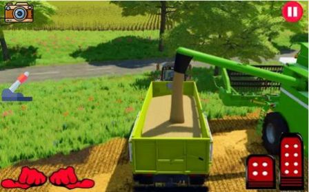 拖拉机手推车耕种游戏图3