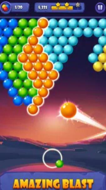 泡泡爆炸游戏安卓版（Bubble Pop Blast）图1:
