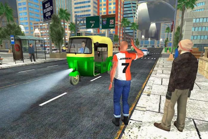 城市自动人力车游戏安卓版图1:
