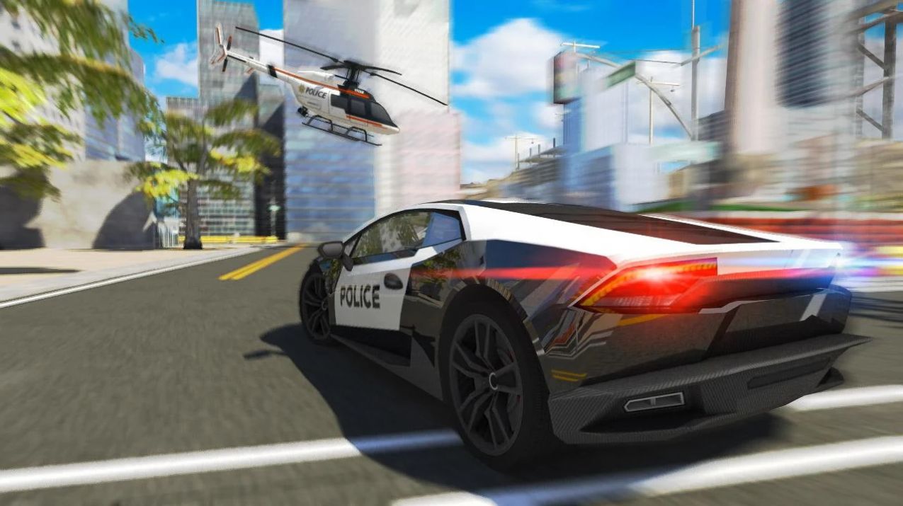 警车驾驶无限追逐游戏图1