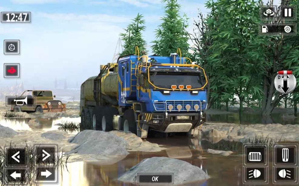 泥浆卡车越野驾驶游戏安卓版（Mud Truck Offroad Driving）图2: