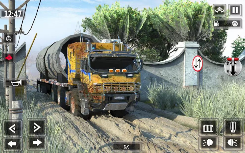 泥浆卡车越野驾驶游戏安卓版（Mud Truck Offroad Driving）图4: