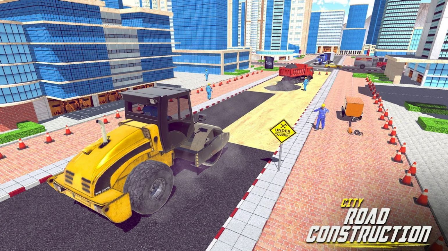 建造施工挖掘机模拟游戏安卓版（Excavator Road Construction 3D）图4: