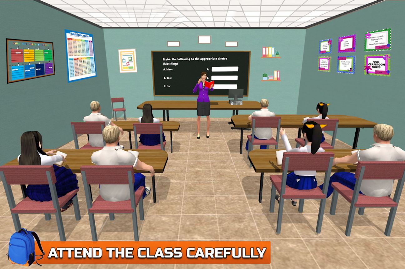 女学生生活模拟器高中游戏安卓版图4: