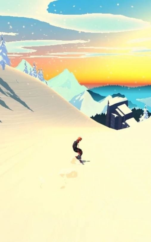 单板速降滑雪游戏最新安卓版图1: