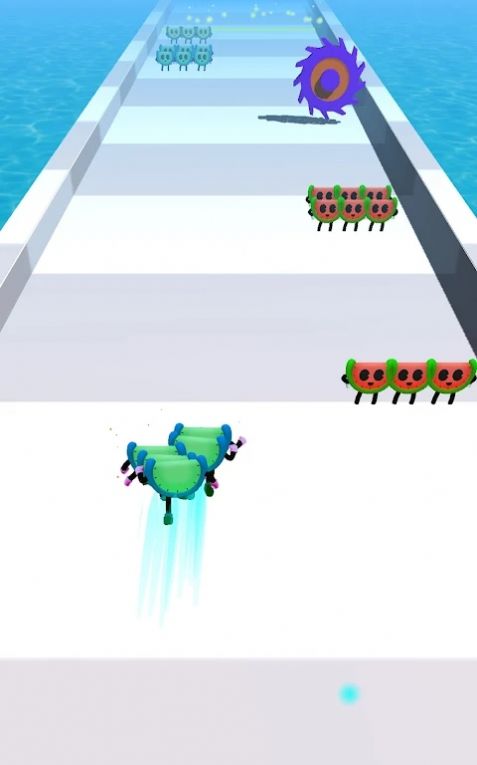 拥挤的西瓜跑游戏安卓版（Crowd Melon Run）图2: