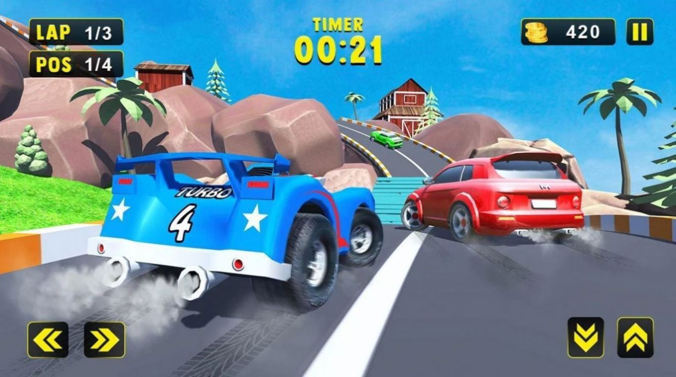 极限卡通赛车游戏安卓版（EXTREME KIDS CAR RACING）图1: