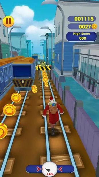 无尽地铁圣诞老人跑酷游戏安卓版图3: