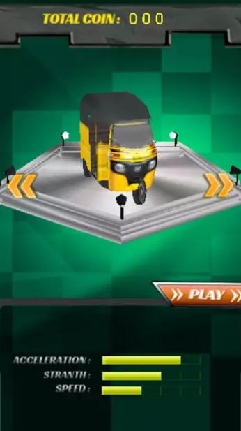 人力车模拟器3D游戏安卓版（Rickshaw Simulator 3D）图3: