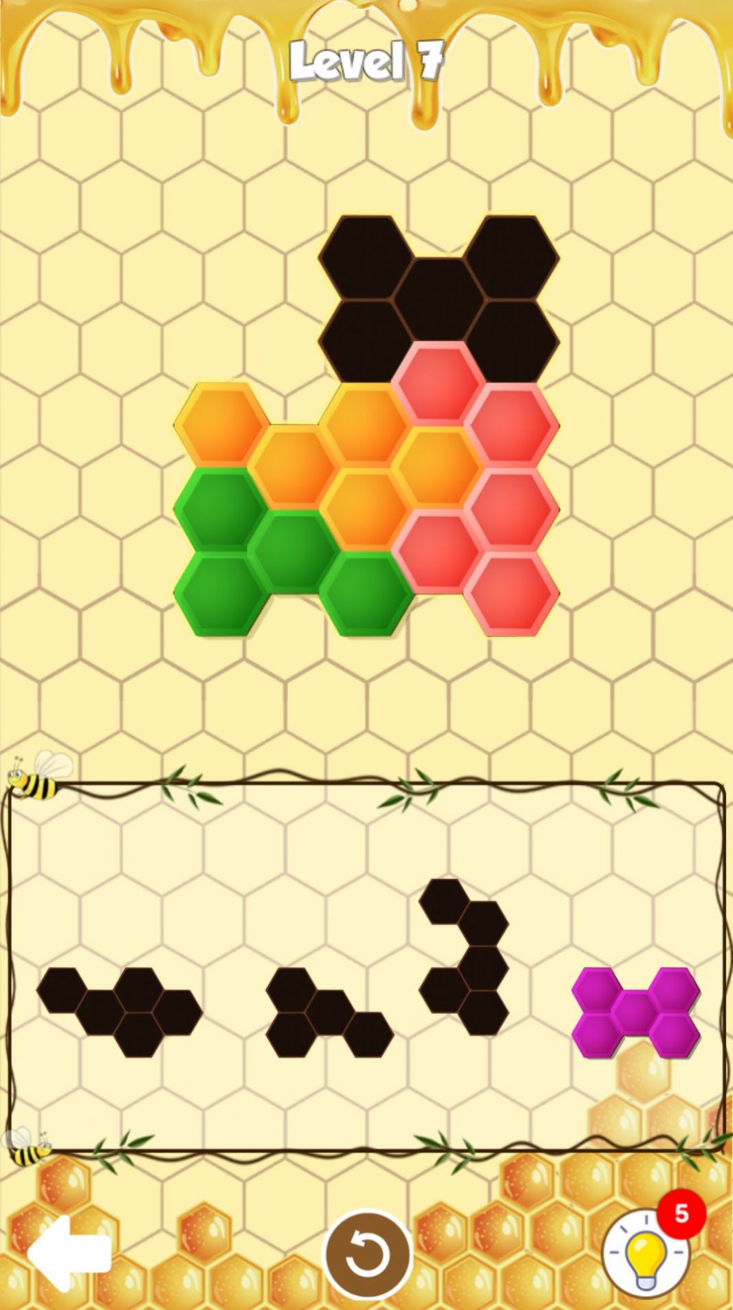 蜜蜂烧脑拼图游戏安卓版图1: