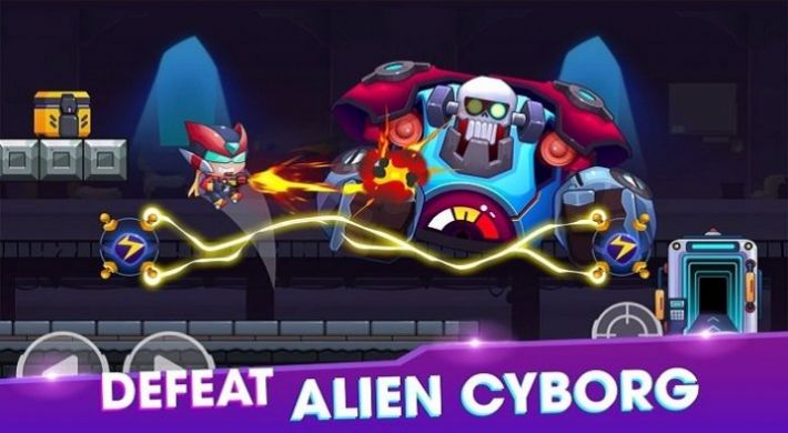 网络英雄机器人入侵者游戏安卓版（Cyber Hero Robot Invaders）图3: