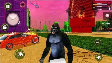 疯狂大猩猩模拟器游戏安卓版（Crazy Gorilla Simulator）图3: