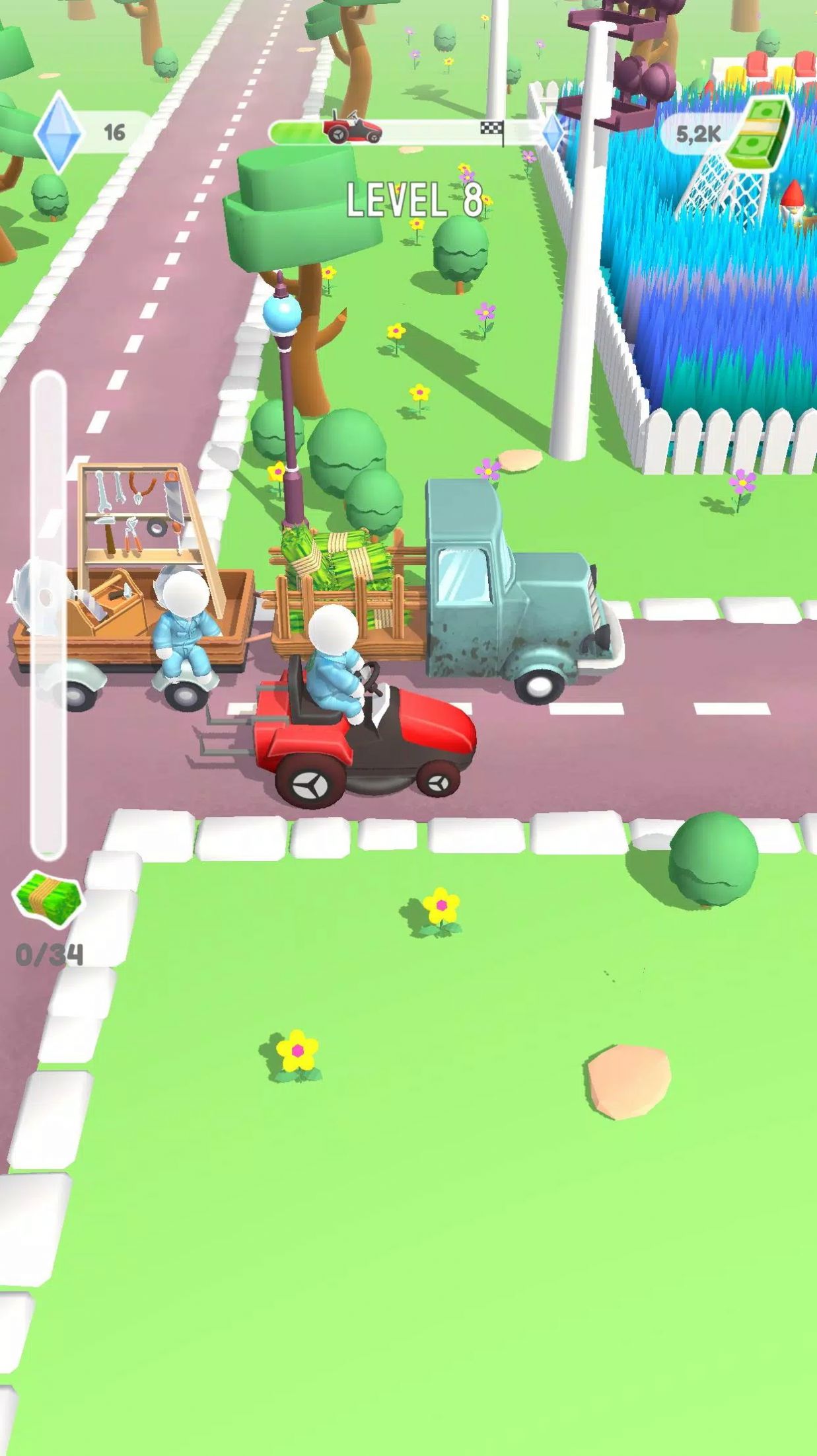 农场收割机模拟器游戏最新版（Just Mowing）图3: