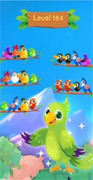 鸟类分类拼图游戏安卓版（Bird Sort Puzzle Color Sort）图3: