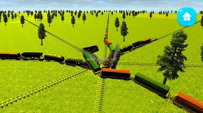 火车碰撞铁路模拟游戏安卓版图1:
