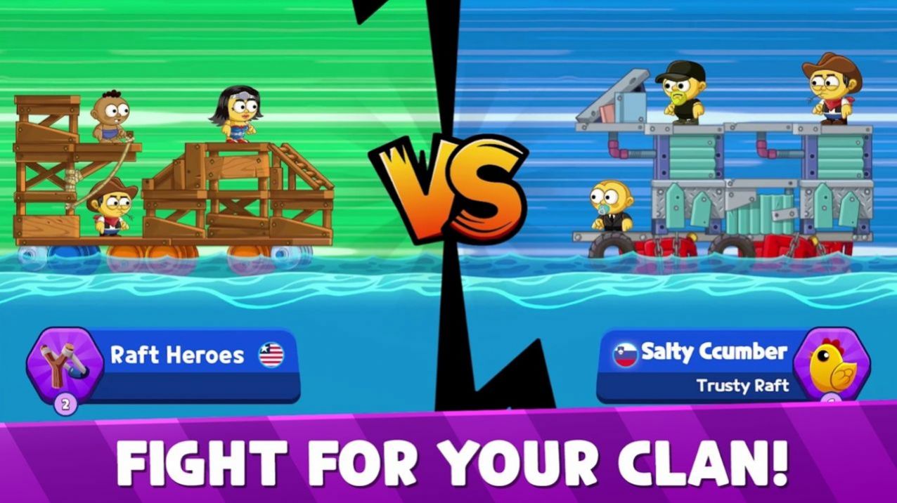 橡皮艇战争游戏安卓版（Raft Wars）图3:
