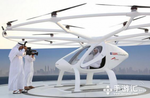 迪拜首次测试无人驾驶“飞行出租车”图片2